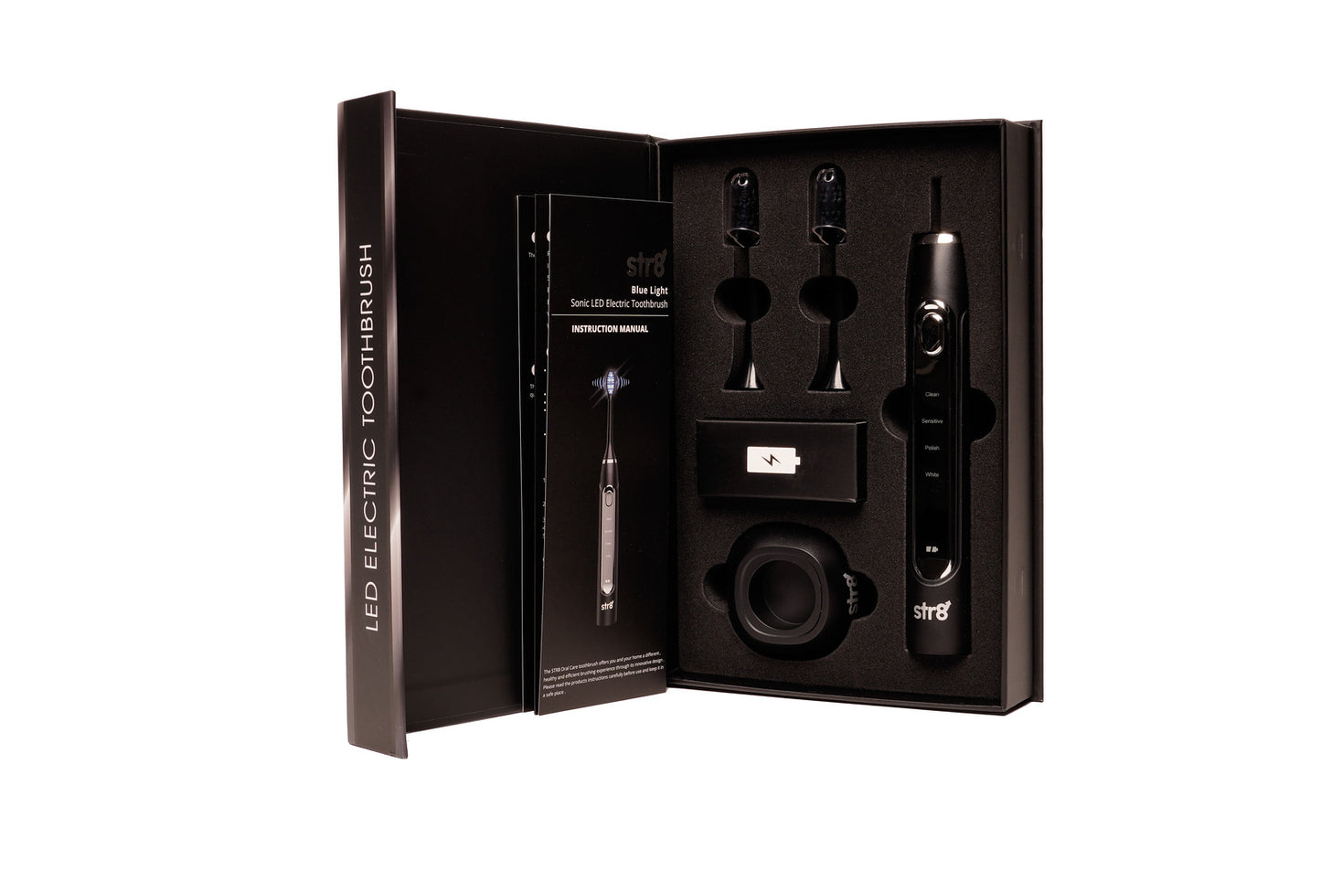 STR8 Black LED Electric Toothbrush