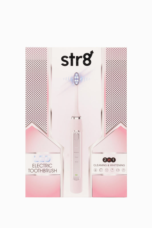 STR8 Pink LED Electric Whitening Toothbrush