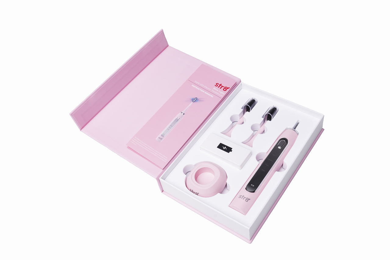STR8 Pink LED Electric Whitening Toothbrush